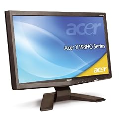 Acer X193HQLbd 48,3 cm (19 Zoll) widescreen TFT Monitor (LED, VGA, DVI, Kontrastverh�ltnis 8.000.000:1, Reaktionszeit 5ms) schwarz