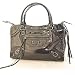 A Must Have Satchel Handbags. In Dark Grey Hight Quality Patent Synthetic Leather