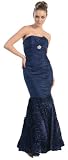 Strapless Elegant Mermaid Gown Formal Prom Dress #27020