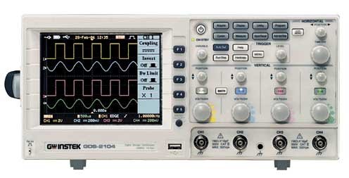 200mhz Digital Osilloscope - 4 Channel ,1gs/s. With Rs-232, USB