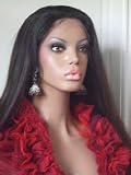 Lace Wig Human Hair Color Jet Black - Length 12 inches