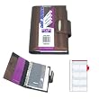 3.75 x 6.75 Inch DayRunner Buckle Organizer - Brown