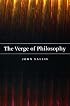 The Verge of Philosophy