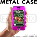 FreeLogix - LockDown Metal Hard Case for Apple iPhone - Purple