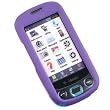 Crystal Hard Cover PURPLE Rubberized Case for Samsung Highlight SGH-T749 T-Mobile [WCM487]