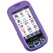 Crystal Hard Cover PURPLE Rubberized Case for Samsung Highlight SGH-T749 T-Mobile [WCM487]