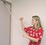 Exercise - Door Pulley Exercise Set A simple, yet effective home/office pulley system helps increase range of motion in arms while stimulating muscles. * Applicable for arthritis, tendonitis, frozen shoulder syndrome, rotator cuff injury, capsulitis and bursitis * Works bilaterally for symmetrical results * Hangs easily over standard doors