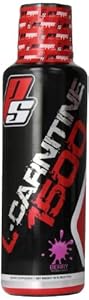 Pro Supps L-Carnitine 1500 Diet Supplement, Berry, 16 Fluid Ounce