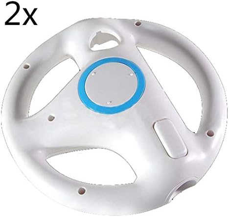 Mario Kart Racing Wheel for Wii (2pcs Bundle) (Bulk Packaging)