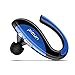 Bluetooth Headphone, Wireless Headset T2, Handsfree Earbud with Mic for iPhone and Android (black/blue)