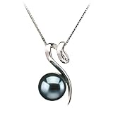 Dionne Black 8-9mm AA Japanese Akoya 14 Karat Gold Pearl Pendant