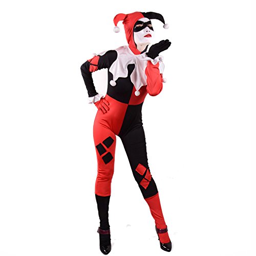 Wraith of East Harley Quinn Costume Bodysuit Catsuit