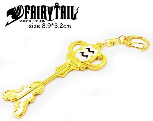 Fairy Tail Lucy Horoscope Die Cast Metal Key Chain - Aquarius