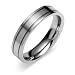 Gun Metal Finish 6mm Comfort Fit Mens Tungsten Carbide Wedding Band Ring Size 13