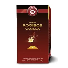 Teekanne Feinster Rotbusch Vanille 20 Beutel, 2er Pack (2 x 40 g Packung)