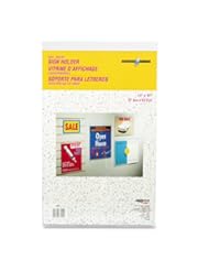 deflect-o 68001 Classic Image Single-Sided Wall Sign Holder, Plastic, 11 x 17 Inches, Clear