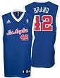 Elton Brand Youth Jersey: adidas Blue Replica #42 Los Angeles Clippers Jersey