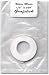 Chart tape, Single, Matte, White, 1/ 4" x 324"