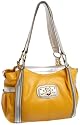 KATHY Van Zeeland Studio 54 Nappa Satchel,Sun,one size