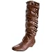 Madden Girl Women's Zaney Knee-High Boot,Cognac Paris,8 M US