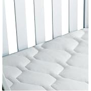 Priva Waterproof Cotton Knit Mattress Pad White