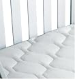 Priva Waterproof Cotton Knit Mattress Pad White