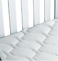 Priva Waterproof Cotton Knit Mattress Pad White