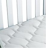 Priva Waterproof Cotton Knit Mattress Pad White