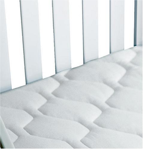 Priva Waterproof Cotton Knit Mattress Pad White