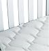 Priva Waterproof Cotton Knit Mattress Pad White