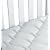 Priva Waterproof Cotton Knit Mattress Pad White