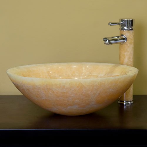 Round Polished Crystallized Honey Honey Onyx