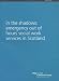 Books : In the Shadows: Emergency Out of Hours Social Work Services in Scotland