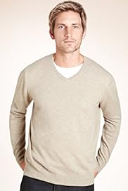 XXXL Autograph Wool Rich V Neck Jumper with Cashmere