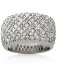 Diamond & 18k White Gold Right Hand Ring