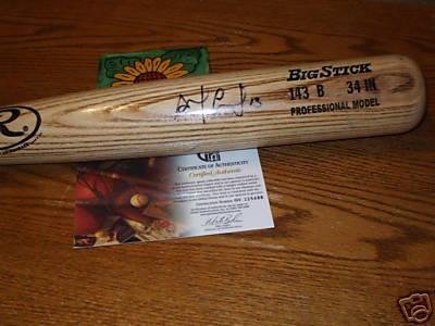 Alberto Callaspo Autographed Bat - GAI - Autographed MLB Bats