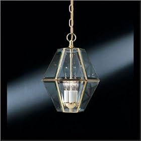 White Candelabra Pendant in Polished Brass by Thomas Lighting