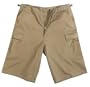 Khaki Cargo Long BDU Shorts