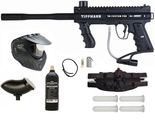 Paintball Tippmann 98 Custom PRO PLATINUM ACT Gun Set 1