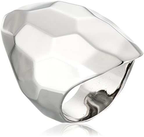 Ron Hami Lace Sterling Silver Carved Knuckle Ring, Size 7