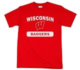 Wisconsin Badgers 100-Percent Cotton School Spirit Short Sleeve T-Shirt