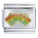 Buy Rainbow Music Musical Italian Charms Bracelet Link by Pugster