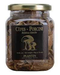 Plantin Delices French imported Dry Porcini (Cepes) Mushrooms 1.8 oz jar