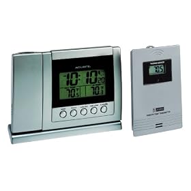 Chaney Instrument Wireless Thermometer and Projection Clock by Chaney Instruments