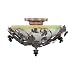 3-Light Semi-Flush Mount