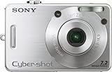 Sony Cybershot DSCW70 7.2MP Digital Camera with  3x Optical Zoom