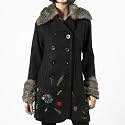 Desigual Medio Camino Mantel schwarz