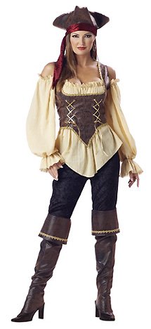 Rustic Pirate Costume Lingerie 