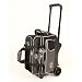 Linds Deluxe 2 Ball Roller Bowling Bag- Black/Silver