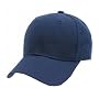 Plain Fitted Hat - Navy